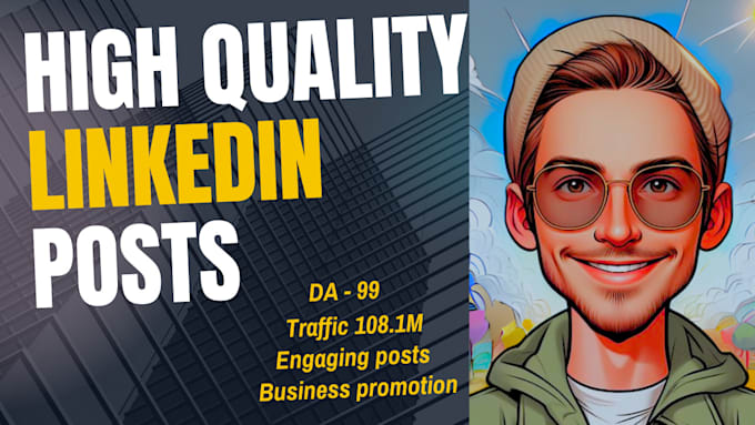 Gig Preview - Publish da99 linkedin guest posts and perform parasite SEO, high authority links