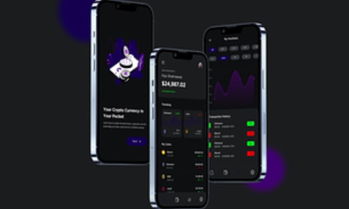 Gig Preview - Develop crypto wallet app,blockchain app,crypto wallet exchange, crypto app