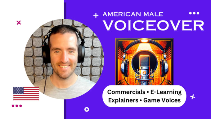 Gig Preview - Record your professional voice over in american english