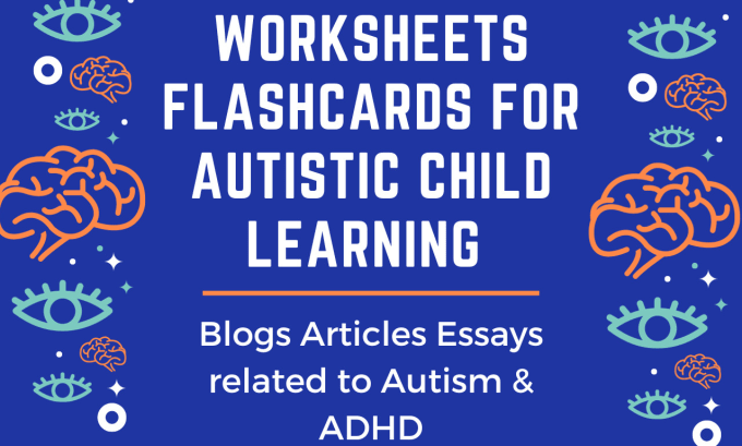 Gig Preview - Design worksheets and flashcards blog articles for autism