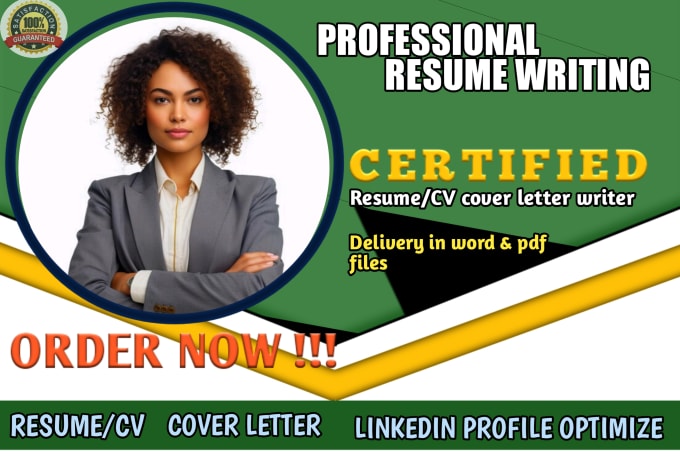 Bestseller - write, edit your executive resume, CV, cover letter