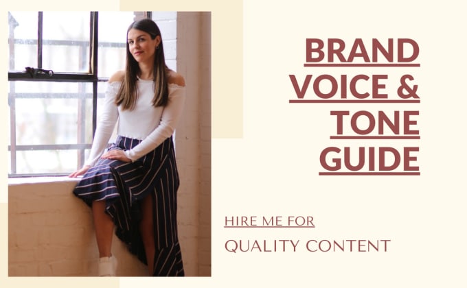 Gig Preview - Create your brand voice and tone guide