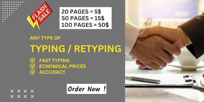 Bestseller - retype scanned documents, your typist