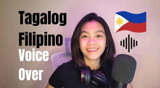 Gig Preview - Be your tagalog female voice over