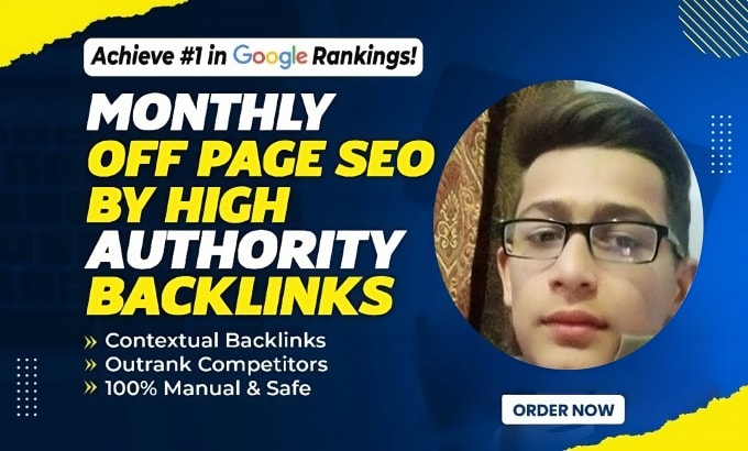 Gig Preview - Do monthly off page SEO, high da dofollow backlinks that actually work