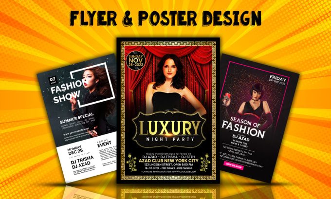 Gig Preview - Design flyer, poster, leaflet, brochure, business catalog