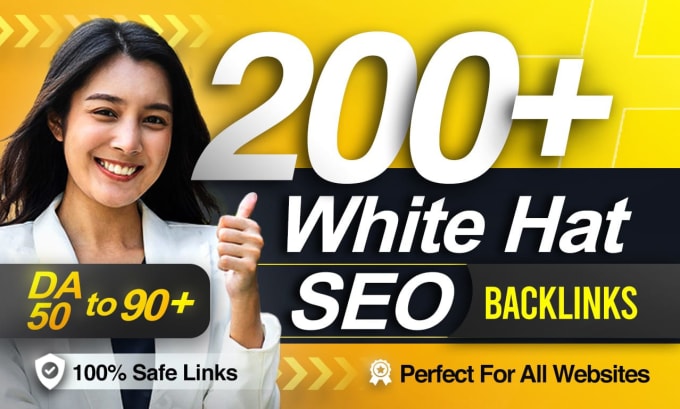 Gig Preview - Create manual white hat SEO backlinks for top google rankings