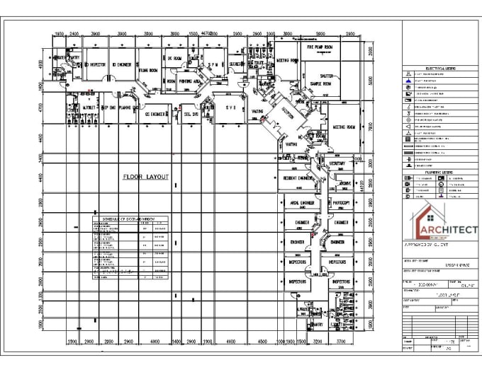 Gig Preview - Make architectural drawings in autocad