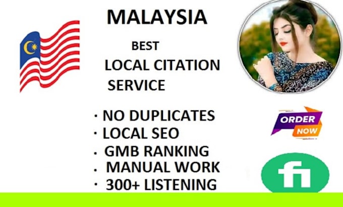 Gig Preview - Do top 350 malaysia local citations for your business