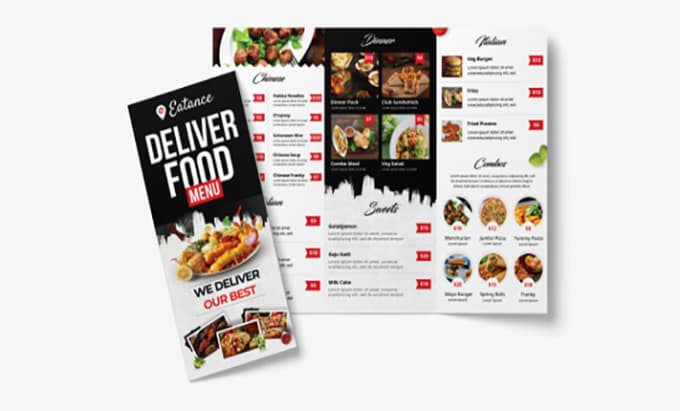 Gig Preview - Make professional and modern menu design, food menu, restaurant menu design