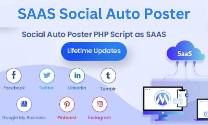 Gig Preview - Build ai saas social auto poster and scheduler php website