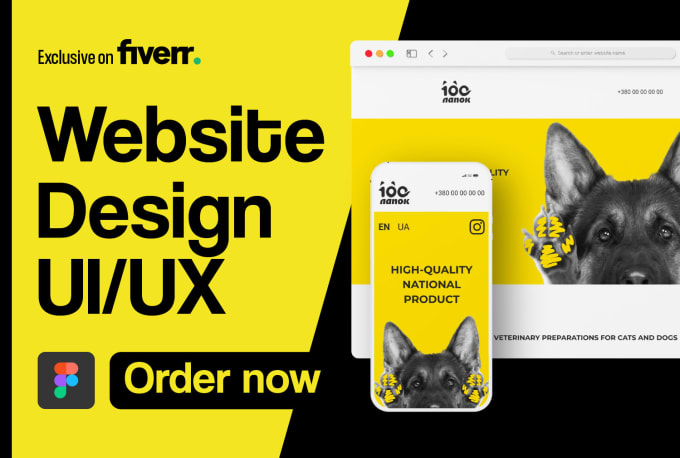 Gig Preview - A figma UI UX landing page or full website design for you