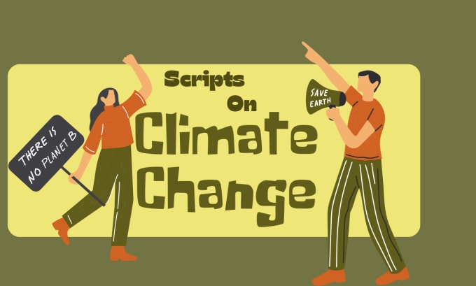 Gig Preview - Write your youtube scripts on climate change