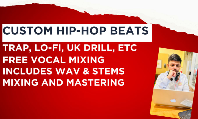 Gig Preview - Make hip hop beats including rap beat and trap beat