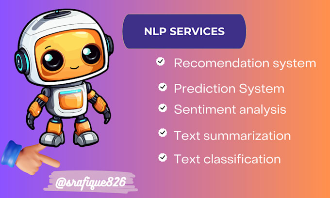 Gig Preview - Create recommendation models and help you with nlp services