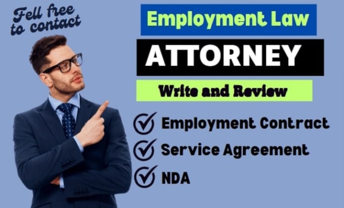 Gig Preview - Write and review employment contract, agreement and nda