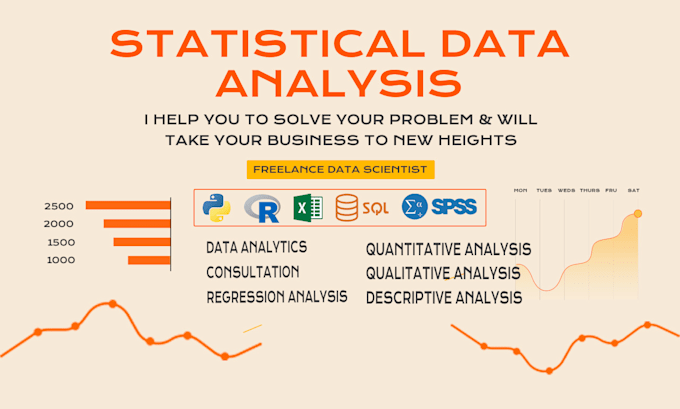 Gig Preview - Do statistical data analysis using r, python, spss and excel