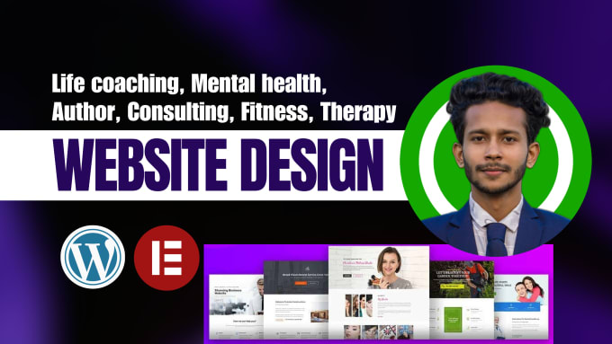 Gig Preview - Make life coaching,medical,doctor,consulting, fitness,therapy wordpress website