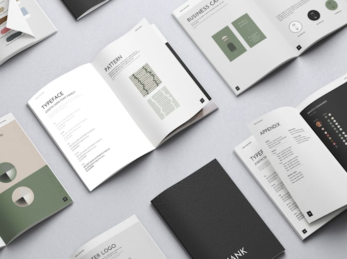 Gig Preview - Make compact branding package w brand book for entrepreneurs