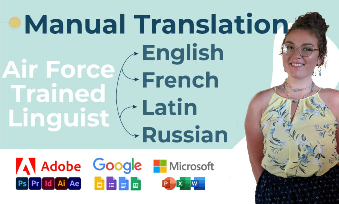 Gig Preview - Translate your russian graphic adobe design and video files