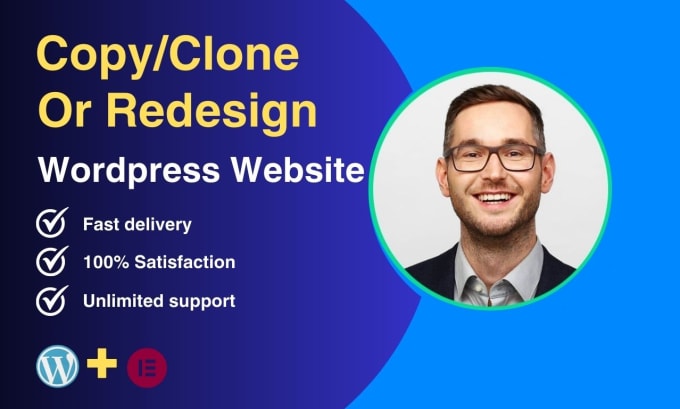 Gig Preview - Duplicate clone copy or redesign any website into wordpress