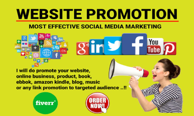 Gig Preview - Promote your website, business online store products, book amazon, blog any link