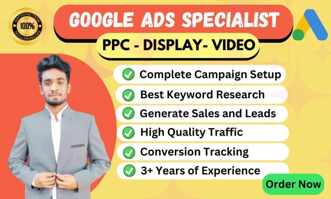 Bestseller - setup a highly effective google ads PPC campaign and display ads campaign