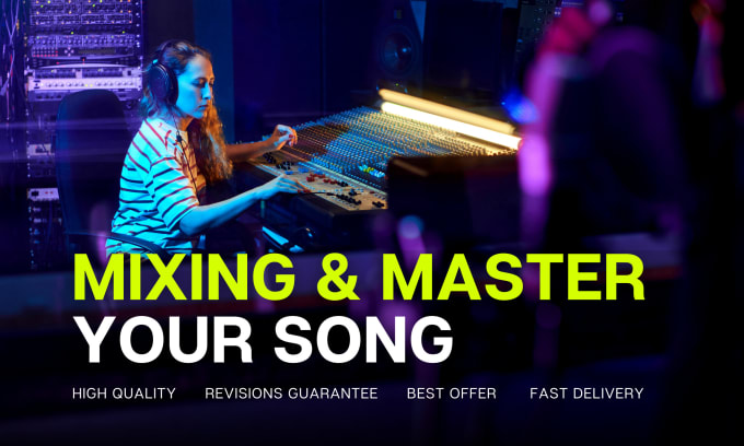 Gig Preview - Do professional audio mixing and mastering with high quality