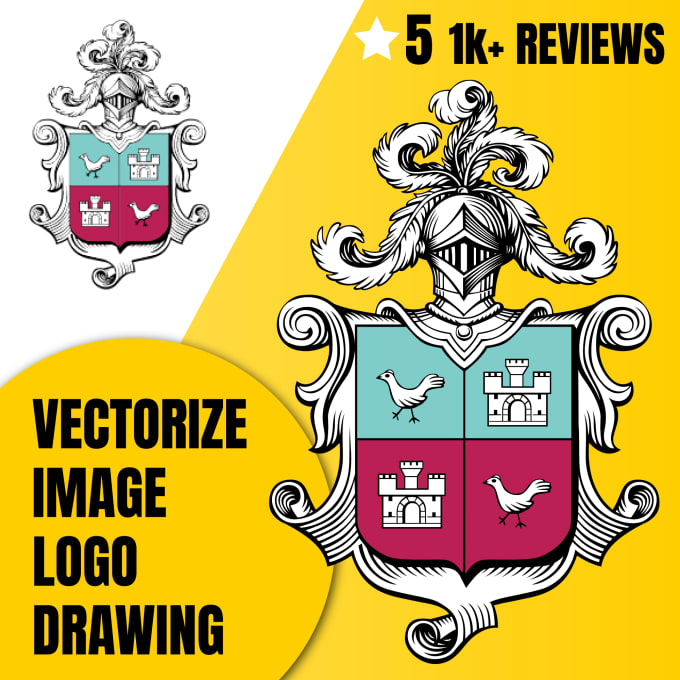 Gig Preview - Vectorize image, convert image to vector