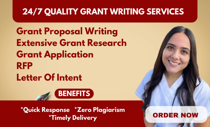 Gig Preview - Do grant writing, grant proposal, grant research, grant application, 501c3,grant