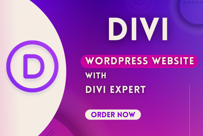 Gig Preview - Be your divi expert for wordpress divi website using divi theme and divi builder