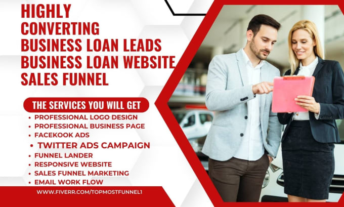 Gig Preview - Converting business loan leads merchant cash advance leads via facebook ads