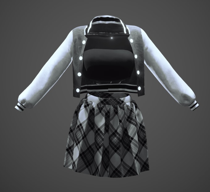 Gig Preview - Fashion digital fashion clo 3d second life garment garment design clothing blend