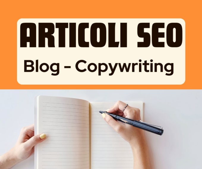 Gig Preview - Write SEO articles and blog posts in italian