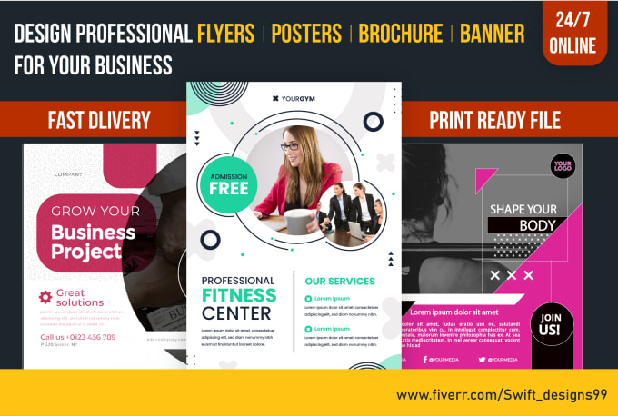 Gig Preview - Design professional flyers for your business