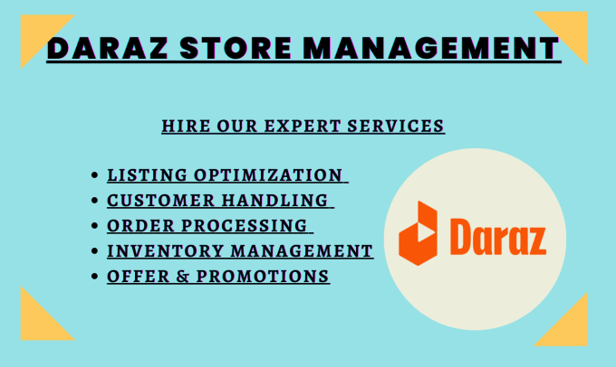 Gig Preview - Daraz store as virtual assistant VA and build dmall