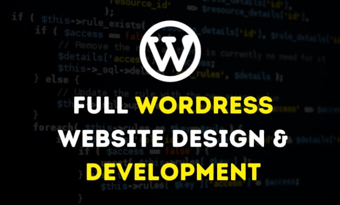 Gig Preview - Build modern wordpress website design and development