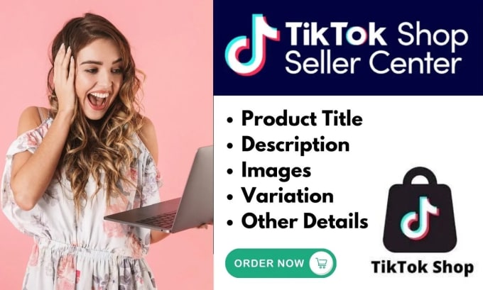 Gig Preview - List your products on tiktok shop