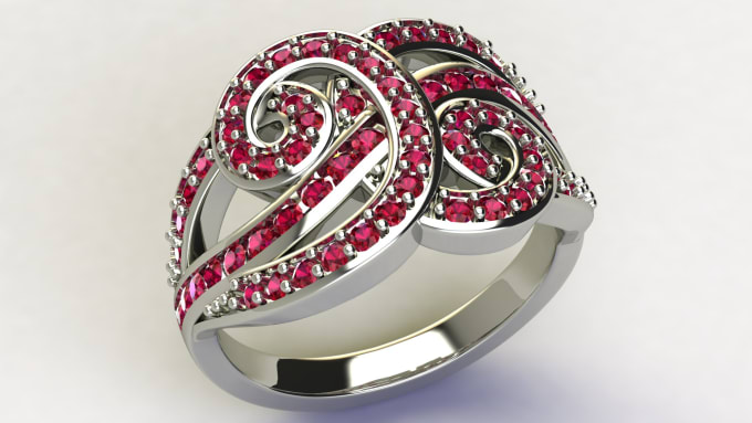 Gig Preview - Do 3d cad jewelry design and HD rendered images