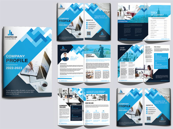 Gig Preview - Design brochure, company profile, annual report, proposal, booklet, whitepaper