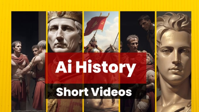 Gig Preview - Create ai history youtube shorts, tiktok and instagram reels videos