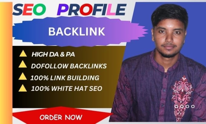 Gig Preview - Create 100 high quality SEO profile backlinks