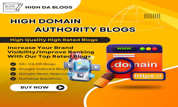 Gig Preview - Provide guest post dofollow backlinks on 50 da sites