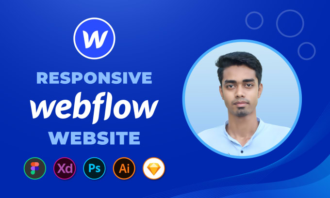 Gig Preview - Design and develop responsive webflow website for your business