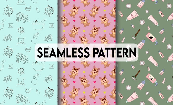 Gig Preview - Design a unique seamless pattern print ready