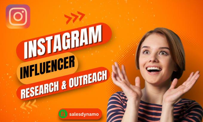 Gig Preview - Do instagram influencers research and influencer outreach