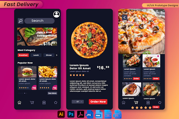 Gig Preview - Do ui ux design, website ui ux design, mobile apps ui ux, dashboard ui ux