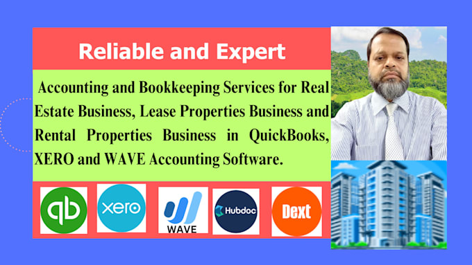 Gig Preview - Do real estate accounting and bookkeeping in quickbooks xero