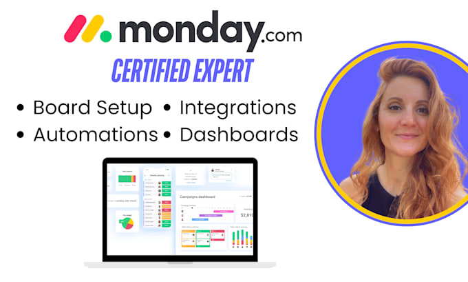 Gig Preview - Be your monday consultant, setup monday boards, automations