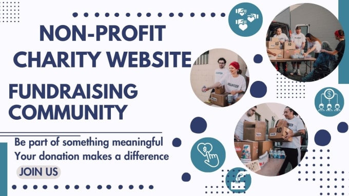 Gig Preview - Design a non profit website for non profit charity donation